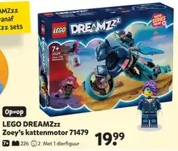 Intertoys LEGO DREAMZZZ Zoey's kattenmotor 71479 aanbieding