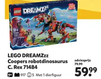 Intertoys LEGO DREAMZzz Coopers robotdinosaurus C. Rex 71484 aanbieding