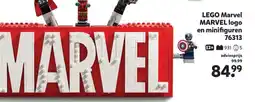 Intertoys LEGO Marvel MARVEL logo en minifiguren 76313 aanbieding