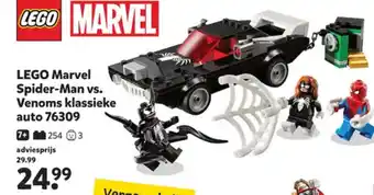 Intertoys LEGO Marvel Spider-Man vs. Venoms klassieke auto 76309 aanbieding