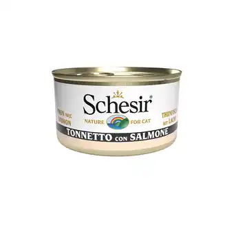 Zooplus Schesir Tonijn in Gelei 6 x 85 g Kattenvoer - Tonijn met Zalm aanbieding