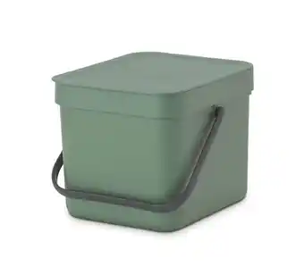 Bol.com Brabantia Sort & Go Prullenbak - 6 l - Fir Green aanbieding