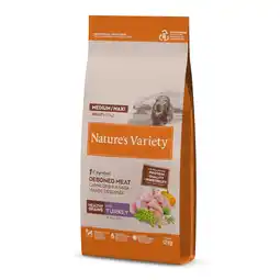 Zooplus 12kg Nature's Variety Healthy Grains Medium/Maxi Adult Kalkoen Hondenvoer droog aanbieding