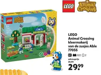 Intertoys LEGO Animal Crossing kleermakerij van de zusjes Able 77055 aanbieding