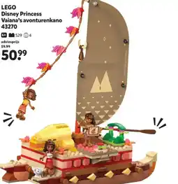 Intertoys LEGO Disney Princess Vaiana's avonturenkano 43270 aanbieding