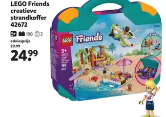 Intertoys LEGO Friends creatieve strandkoffer 42672 aanbieding