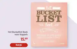 Bruna Het Bucketlist Boek voor Koppels aanbieding