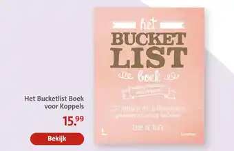 Bruna Het Bucketlist Boek voor Koppels aanbieding