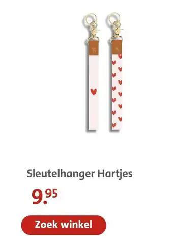 Bruna Sleutelhanger Hartjes aanbieding