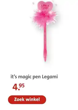 Bruna it's magic pen Legami aanbieding