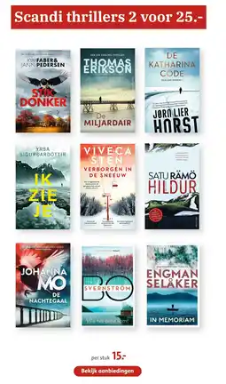 Bruna Scandi thrillers aanbieding