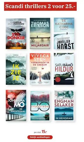 Bruna Scandi thrillers aanbieding