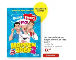 Bruna Het moppenboek van Rutger, Thomas en Paco  Deel 2 aanbieding