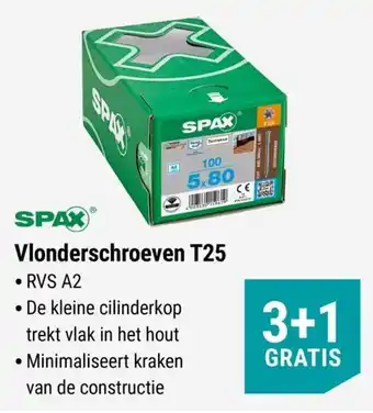 Pontmeyer Spax Vlonderschroeven T25 aanbieding