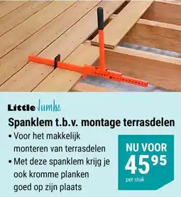 Pontmeyer Little Jumbo Spanklem t.b.v. montage terrasdelen aanbieding