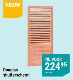 Pontmeyer Douglas shutterscherm aanbieding