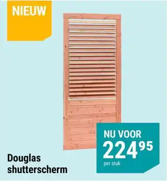 Pontmeyer Douglas shutterscherm aanbieding