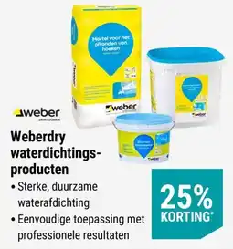 Pontmeyer Weberdry waterdichtings producten aanbieding