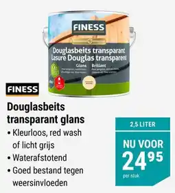 Pontmeyer FINESS Douglasbeits transparant glans aanbieding