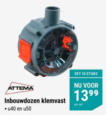 Pontmeyer Attema Inbouwdozen klemvast aanbieding