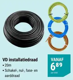 Pontmeyer VD installatiedraad aanbieding