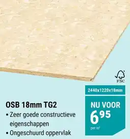 Pontmeyer OSB 18mm TG2 aanbieding