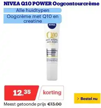 Bol.com NIVEA Q10 POWER Oogcontourcrème aanbieding