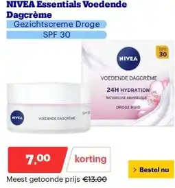 Bol.com NIVEA Essentials Voedende Dagcrème aanbieding