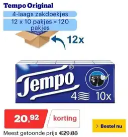 Bol.com Tempo Original aanbieding