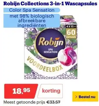 Bol.com Robijn Collections 3-in-1 Wascapsules aanbieding