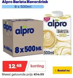 Bol.com Alpro Barista Haverdrink aanbieding