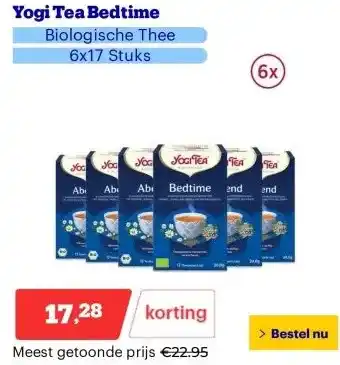 Bol.com Yogi Tea Bedtime aanbieding