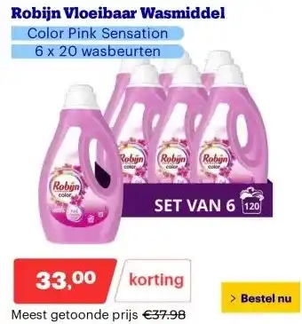 Bol.com Robijn Vloeibaar Wasmiddel aanbieding