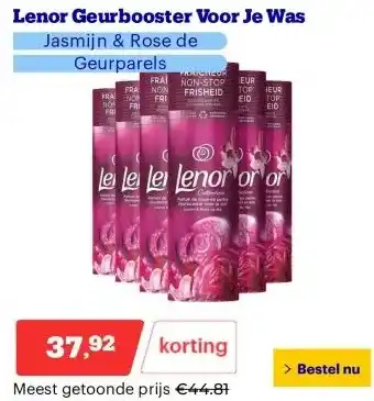 Bol.com Lenor Geurbooster Voor Je Was aanbieding