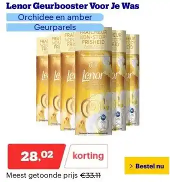 Bol.com Lenor Geurbooster Voor Je Was aanbieding