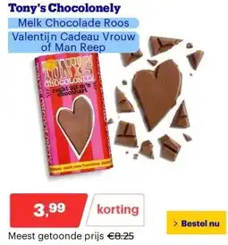 Bol.com Tony's Chocolonely aanbieding