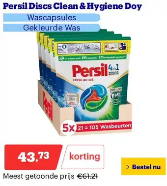 Bol.com Persil Discs Clean & Hygiene Doy aanbieding