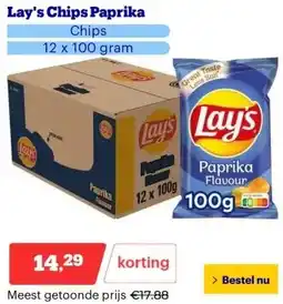 Bol.com Lay's Chips Paprika aanbieding