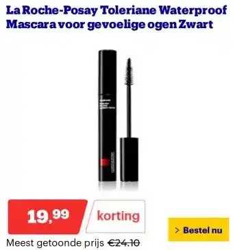 Bol.com La Roche-Posay Toleriane Waterproof Mascara voor gevoelige ogen Zwart aanbieding