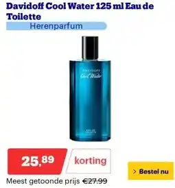 Bol.com Davidoff Cool Water 125 ml Eau de Toilette aanbieding