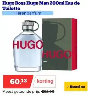 Bol.com Hugo Boss Hugo Man 200ml Eau de Toilette aanbieding