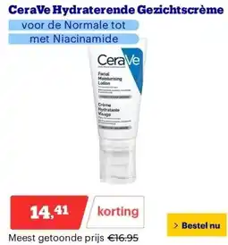 Bol.com CeraVe Hydraterende Gezichtscrème aanbieding