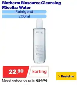 Bol.com Biotherm Biosource Cleansing Micellar Water aanbieding