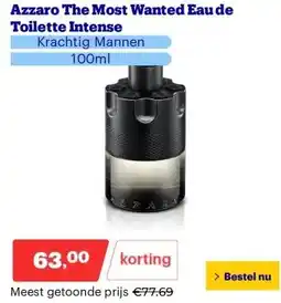 Bol.com Azzaro The Most Wanted Eau de Toilette Intense aanbieding