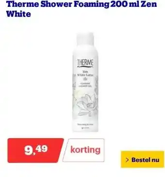 Bol.com Therme Shower Foaming 200 ml Zen White aanbieding