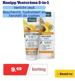 Bol.com Kneipp Voetcrème 5-in-1 aanbieding