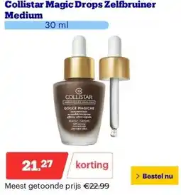 Bol.com Collistar Magic Drops Zelfbruiner Medium aanbieding