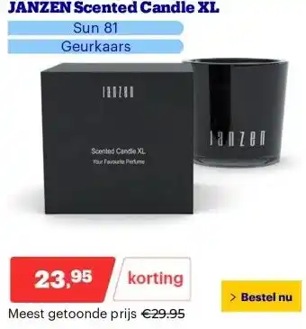 Bol.com JANZEN Scented Candle XL aanbieding