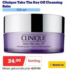 Bol.com Clinique Take The Day Off Cleansing Balm aanbieding