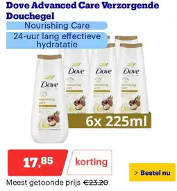 Bol.com Dove Advanced Care Verzorgende Douchegel aanbieding